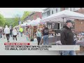 Visitors crowd downtown Millersburg for annual Cherry Blossom Festival