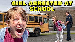 🤬Girl Temper Tantrum🤬 Arrested After School! [Original]