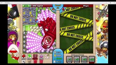 Using Ninja Farm Supermonkey in Defense Mode? - SURVIVING 50+ ROUNDS (No energy and random tower)