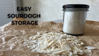Dehydrate Sourdough Starter at Home | No Equipment Needed