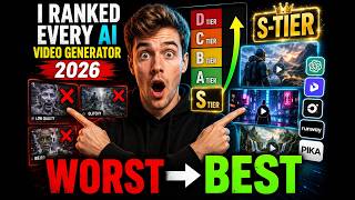I Ranked Every AI Video Generator From Worst to Best (2026)