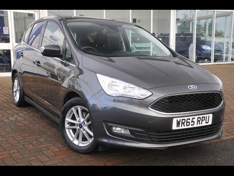 Used Ford C-Max 1.6 125 Zetec 5dr Magnetic Grey 2015 - YouTube