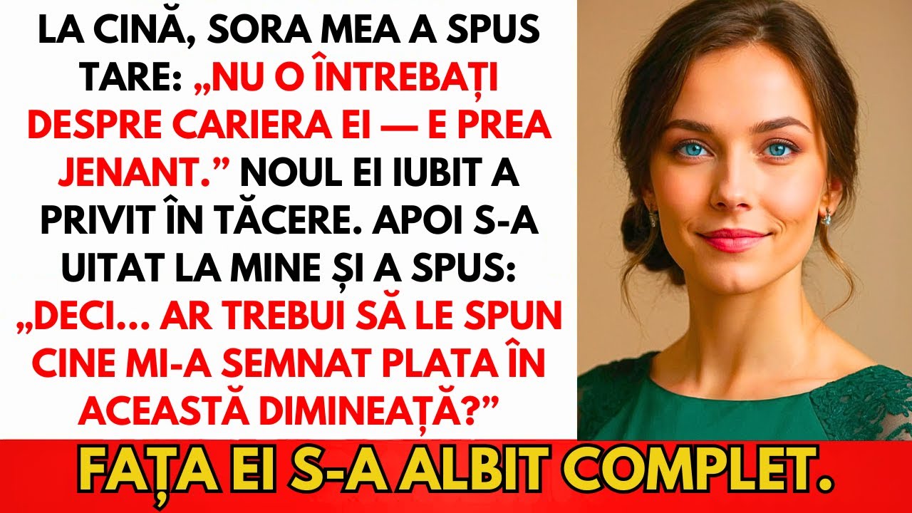 Sora Mea M-a Batjocorit La Cină, Până Când Soțul Ei A Dezvăluit Adevărul...