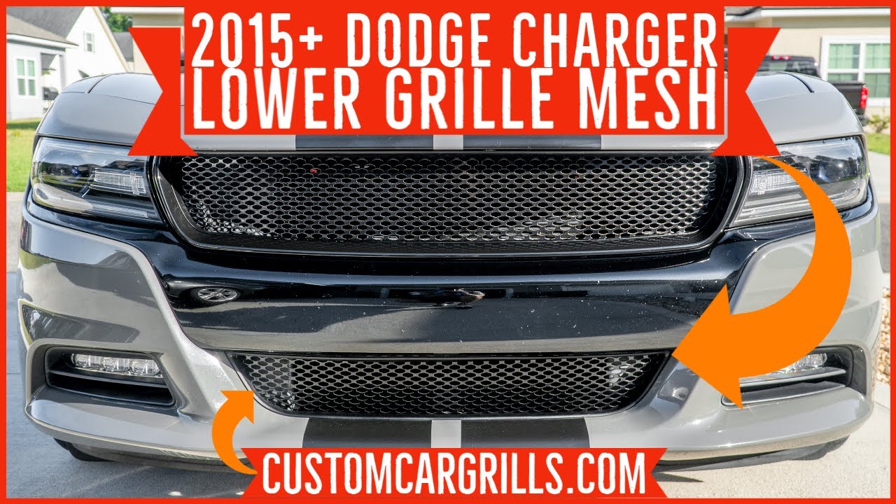 Dodge Charger 2015 - 2020 Lower Grille Mesh Installation How-To by