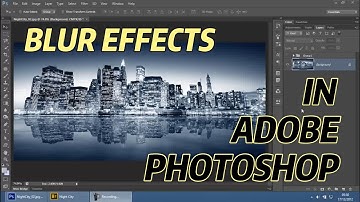 FIELD BLUR TUTORIAL - PHOTOSHOP