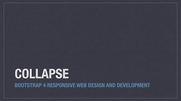 Bootstrap 4 (Alpha 6) components: Collapse