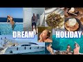 Mykonos Vlog: Urlaub zu 4. 🤍 (Boat Trip, muchoo FOOD, friends time)