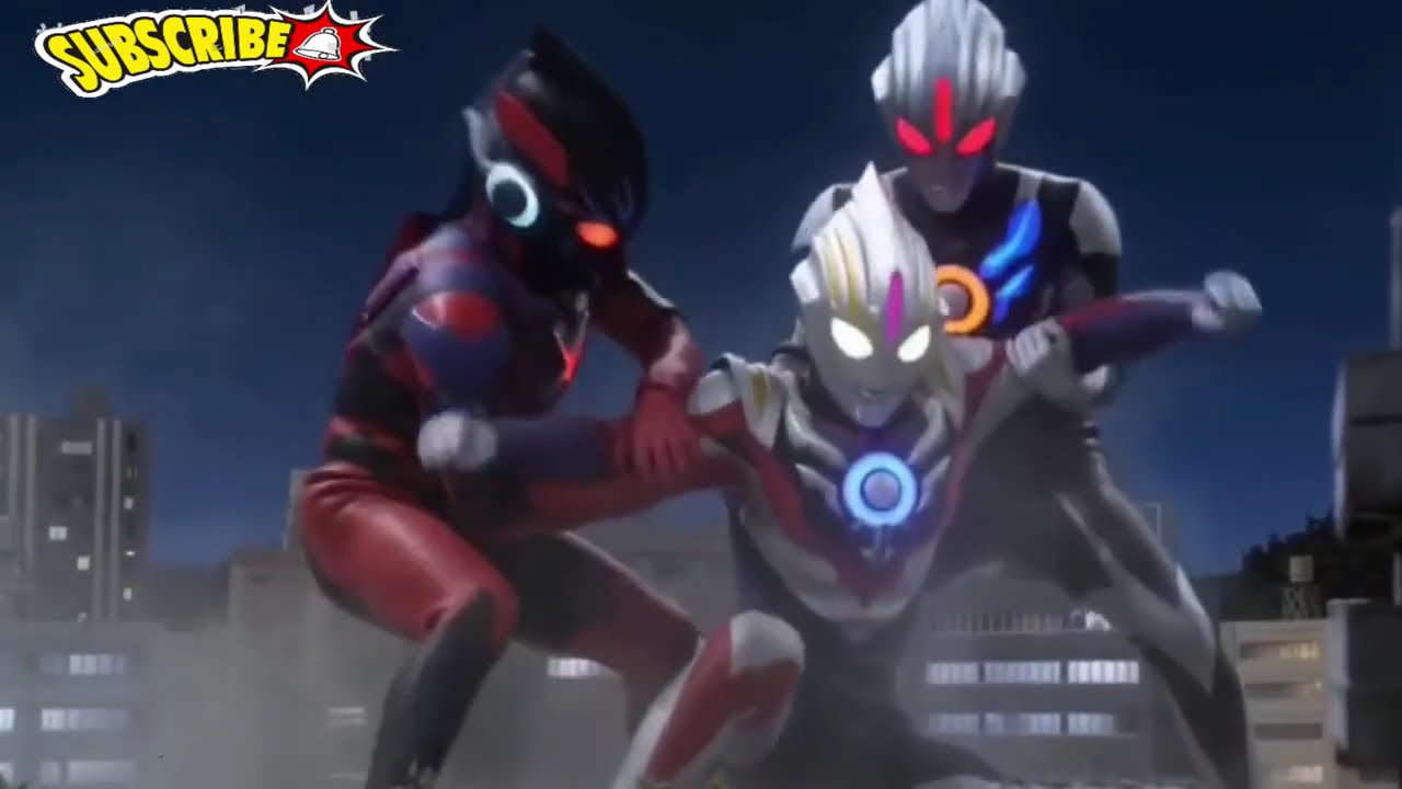 Ultraman Orb vs Ultraman Orb Dark (versi AI)
