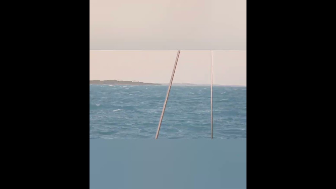 ⁣50 knot Blow Georgetown Exumas saved by Backup Snubber!