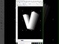 Letter V Flip Text Effect in Coreldraw