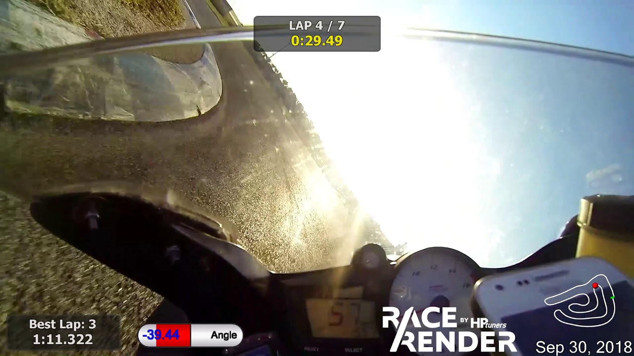 Yamaha R6 ON BOARD - Ortona Circuito internazionale d'Abruzzo 30/09/2018