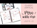 Plan with Me // Classic Catch-all Happy Planner // July 5 - 11