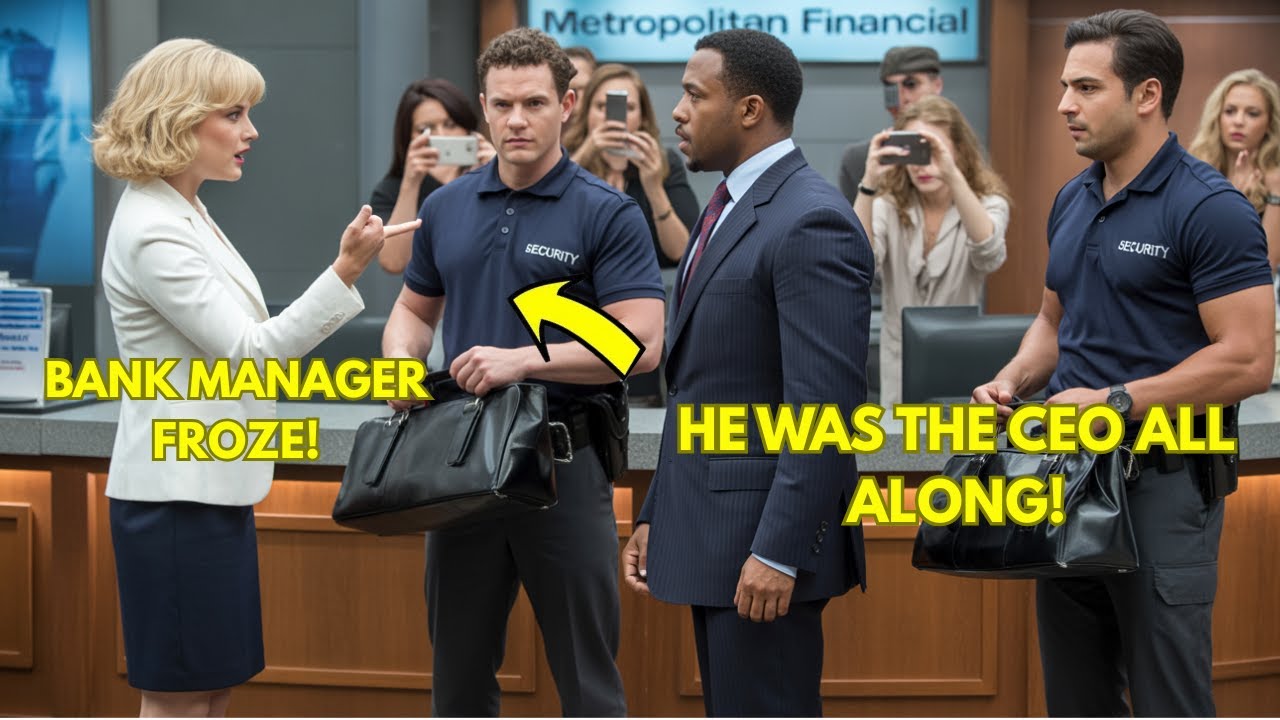 Black Man Denied Service by Bank Manager — Her Face Changed When His ID Glowed CEO