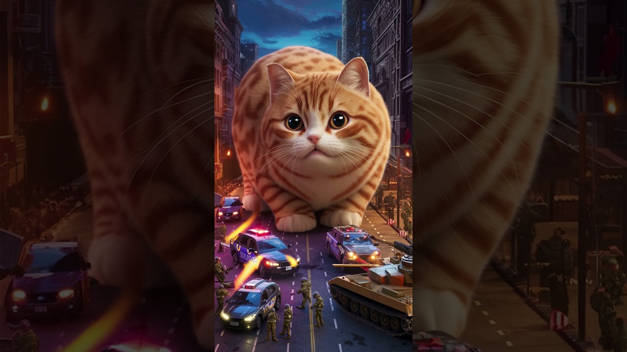 Cat destroyed Chamistry lab  