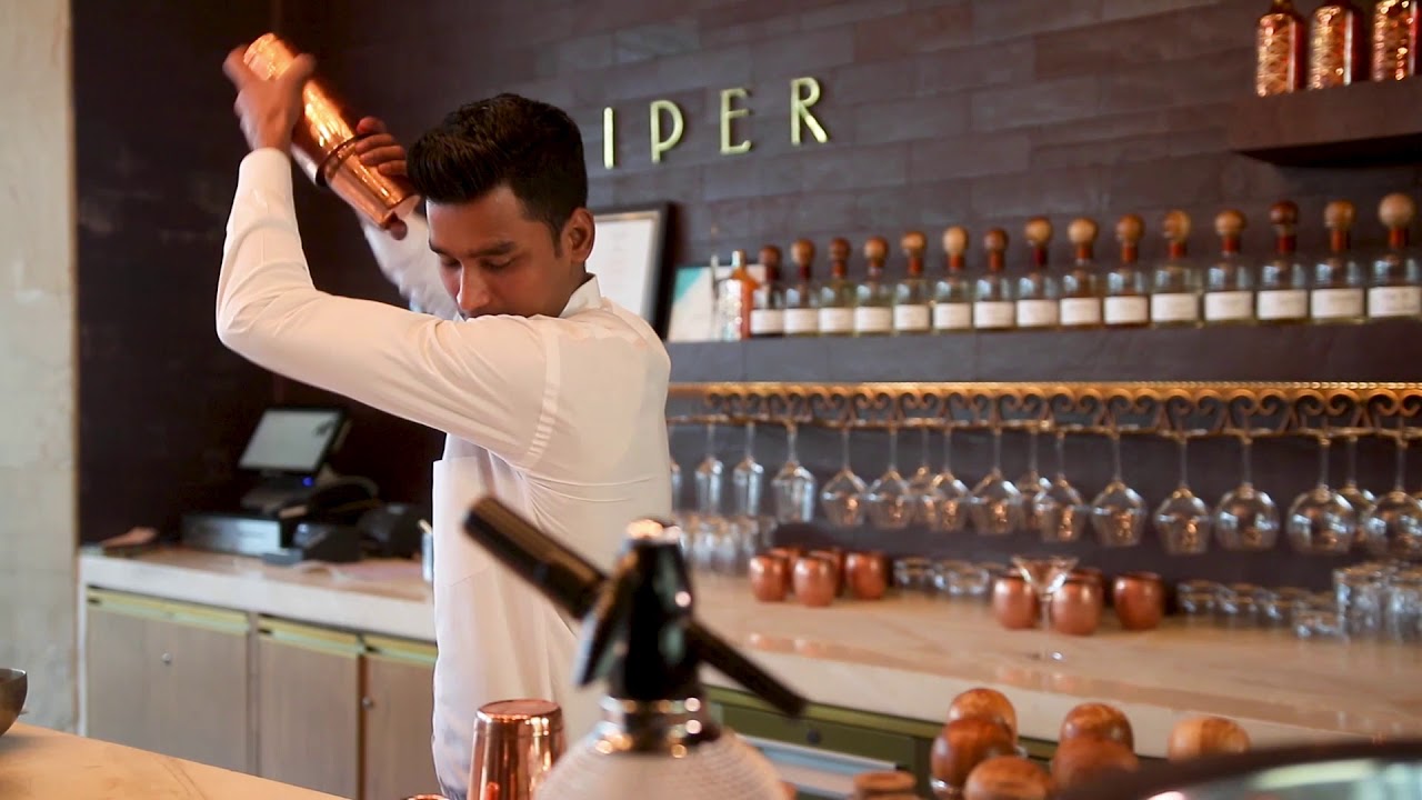 Kerala Lady - Ginspired cocktail at Juniper Bar India’s first Gin Bar