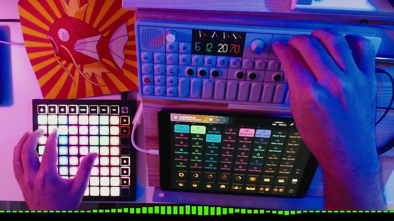 Exploring Soundscapes with Teenage Engineering OP-1 and Launchpad | Ambient Music Experiment