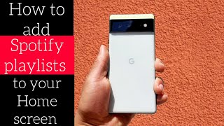 How to add SPOTIFY playlists to home screen on Google Pixel 6 (Easy Tutorial)! screenshot 3