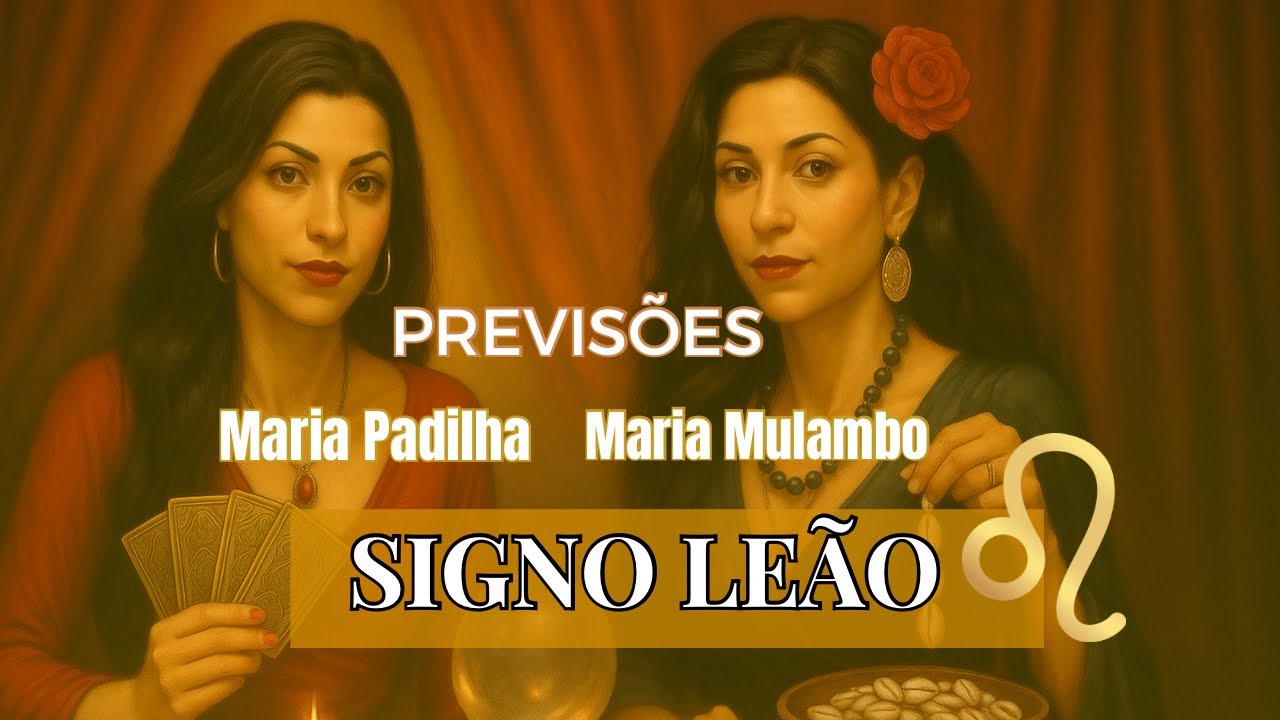 Signo LEÃO ♌️ os BÚZIO e Maria Padilha t revelam 💥 Este é o moento certo💖