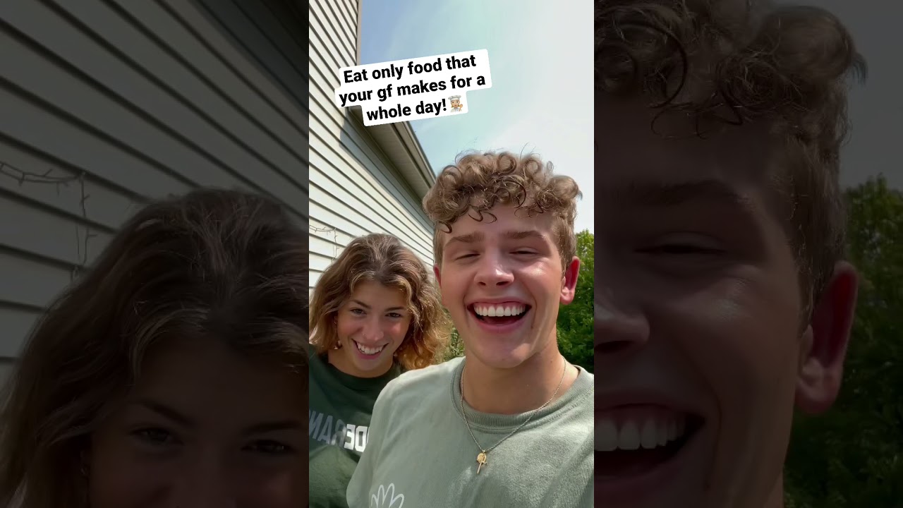 Eating only what my girlfriend makes me for a whole day! 