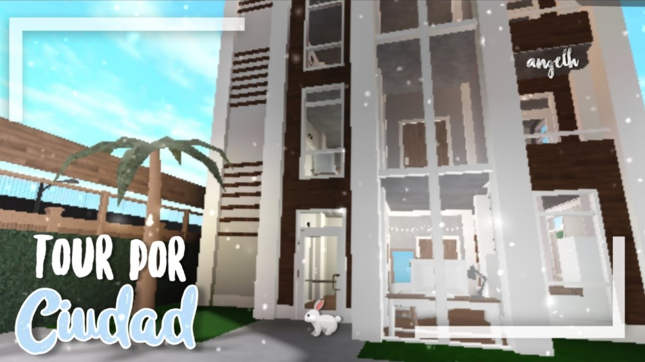 Tour Por Mi Ciudad De Bloxburg Ciudad De Bloxburg Moderna Roblox Angelh Youtube - haciendo una mini ciudad en bloxburg parte 1 roblox