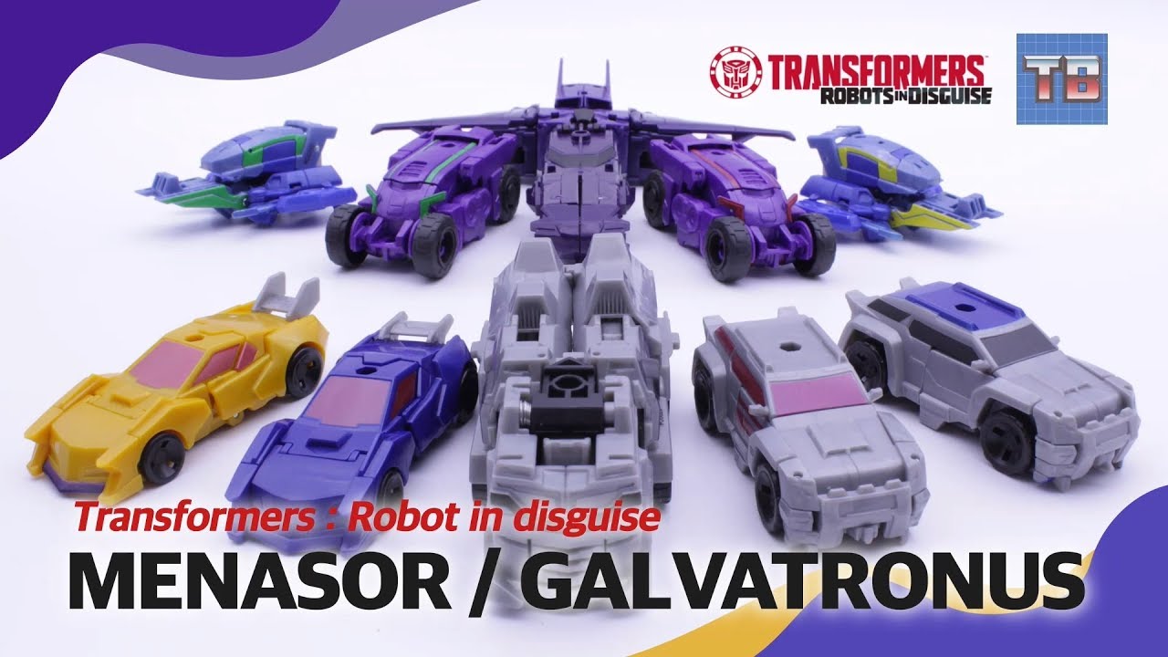 momentum overskud misundelse Transformer RID Robot in Disguise GALVATRONUS / MENASOR Combiner Force Robot  Toy - YouTube