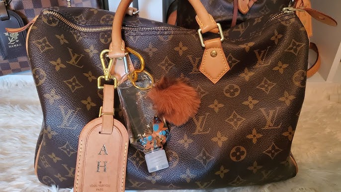 WHAT'S IN MY BAG LAZY SWITCH OUT LOUIS VUITTON SPEEDY 35🤎🤎🤎🤎 