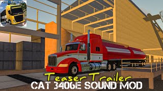 Download Lagu Teaser Trailer | Peterbilt 386 with CAT 3406E Realistic Sound Mod | WTDS MP3