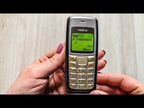 Nokia 1110i (2006 year) Incoming call+ Phone review