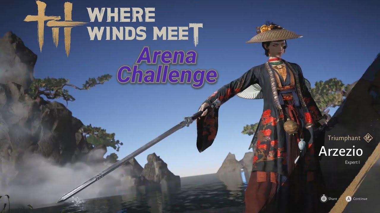 [PC] Where Winds Meet - PvP : Arena Challenge (Silver To Expert Rank) - Bellstrike Build
