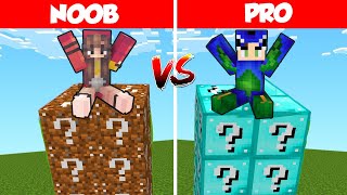 NOOB vs PRO: LUCKY BLOCK TOWER CHALLENGE in Minecraft Hindi 😱 screenshot 3