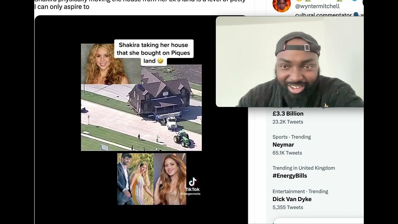 SHAKIRA MOVES HER HOUSE FROM PIQUE'S LAND WITH A TRUCK - YouTube