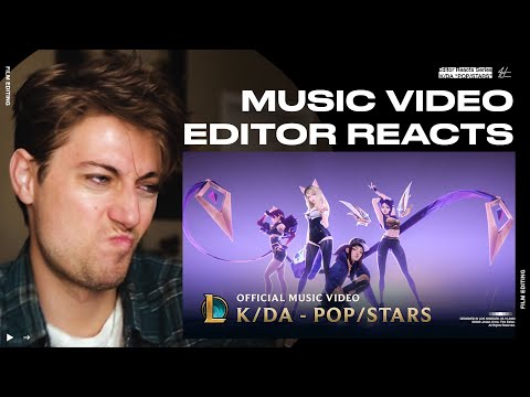 Video Editor Reacts To K/DA - POP/STARS (ft. Madison Beer, (G)I-DLE, Jaira Burns)