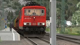 DB 155 037-5 Freight Service at Namedy
