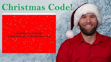 Countdown to Christmas Java Application Full Walkthrough - Java Programming