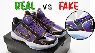 NIKE KOBE 5 PROTRO 5X Champs REAL vs FAKE