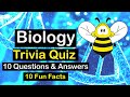 Amazing Biology Trivia Quiz (Learn Top Biology Facts) | 10 Questions &amp; Answers | 10 Fun Facts