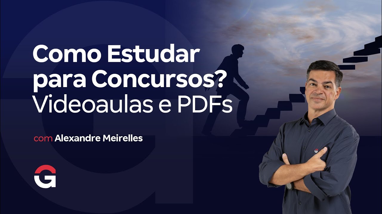 Como Estudar Para Concursos? | Videoaulas e PDFs com Alexandre Meirelles