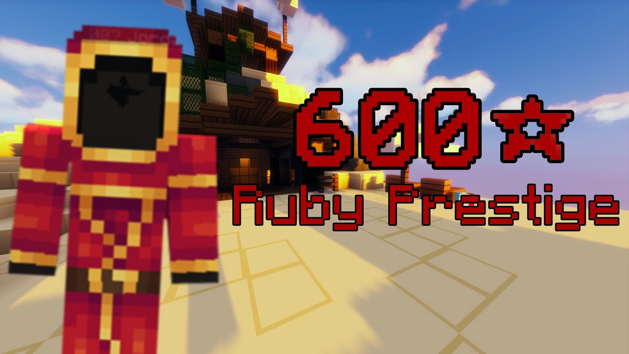 600 Stars In Hypixel Bedwars