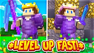 FINDING THE MOST *OP* STRATEGY TO RANK UP FAST! | Minecraft Skyblock | EnchantedMC Episode 2