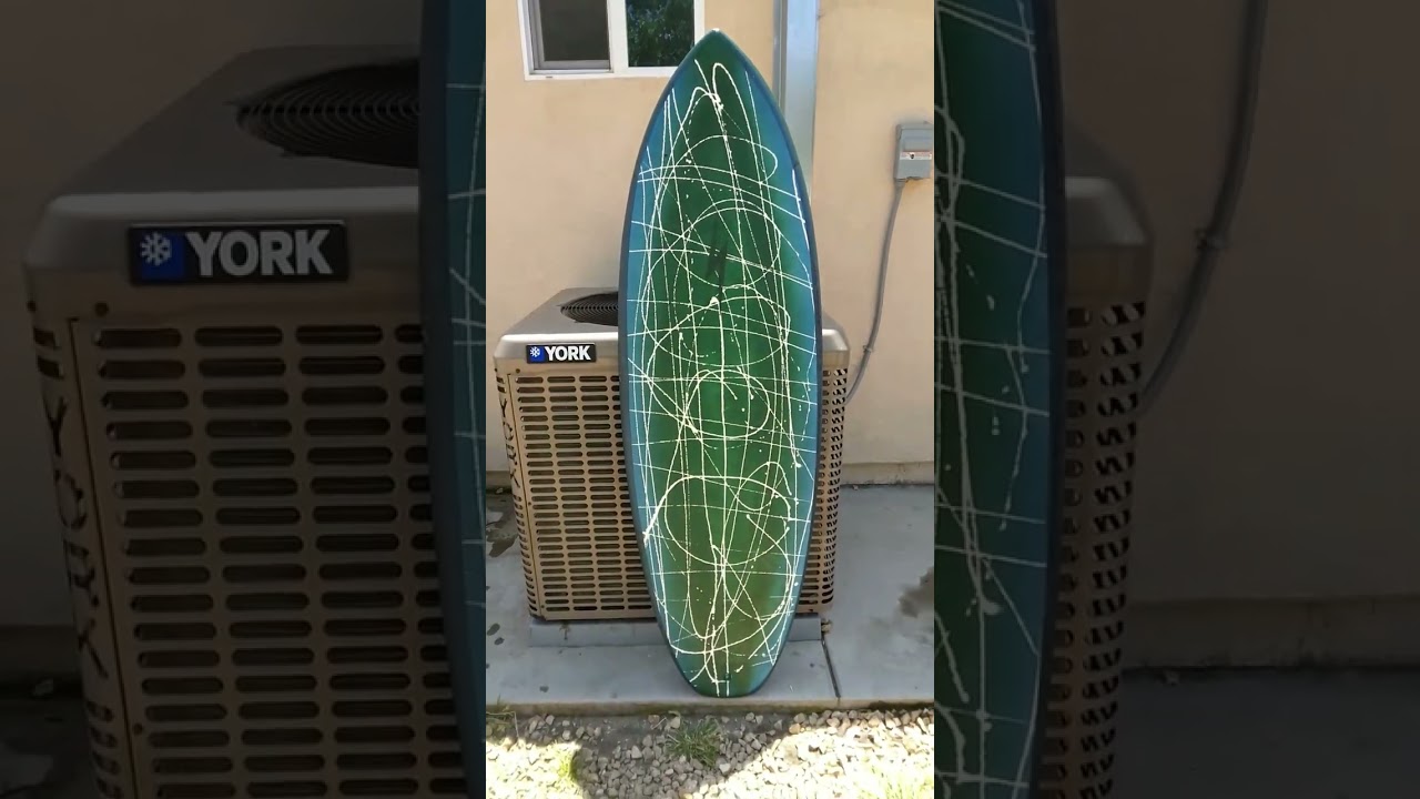 soap and water surf board paint job