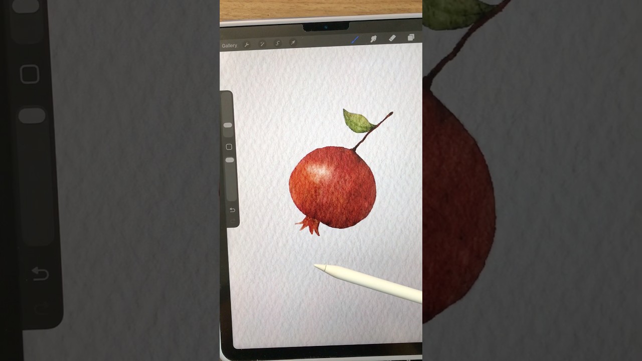 Реалистичная акварель в Procreate 