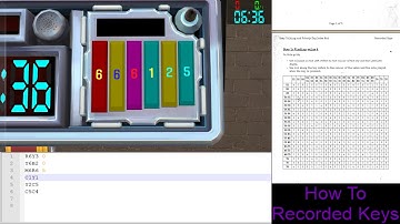 KTANE - How to - Recorded Keys