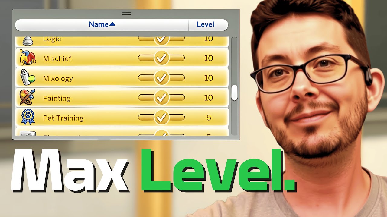 How to Max Any Skill in The Sims 4 (Skill Cheats)