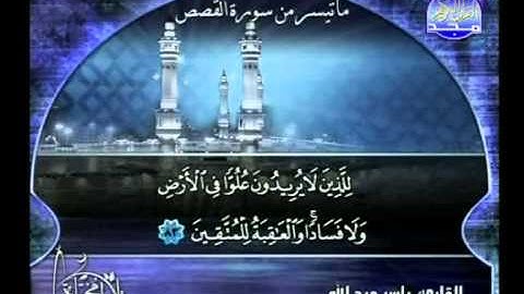 ياسر عبدالله ـــ ما تيسر من سورة القصص