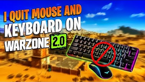 I Quit Mouse And Keyboard in Warzone 2