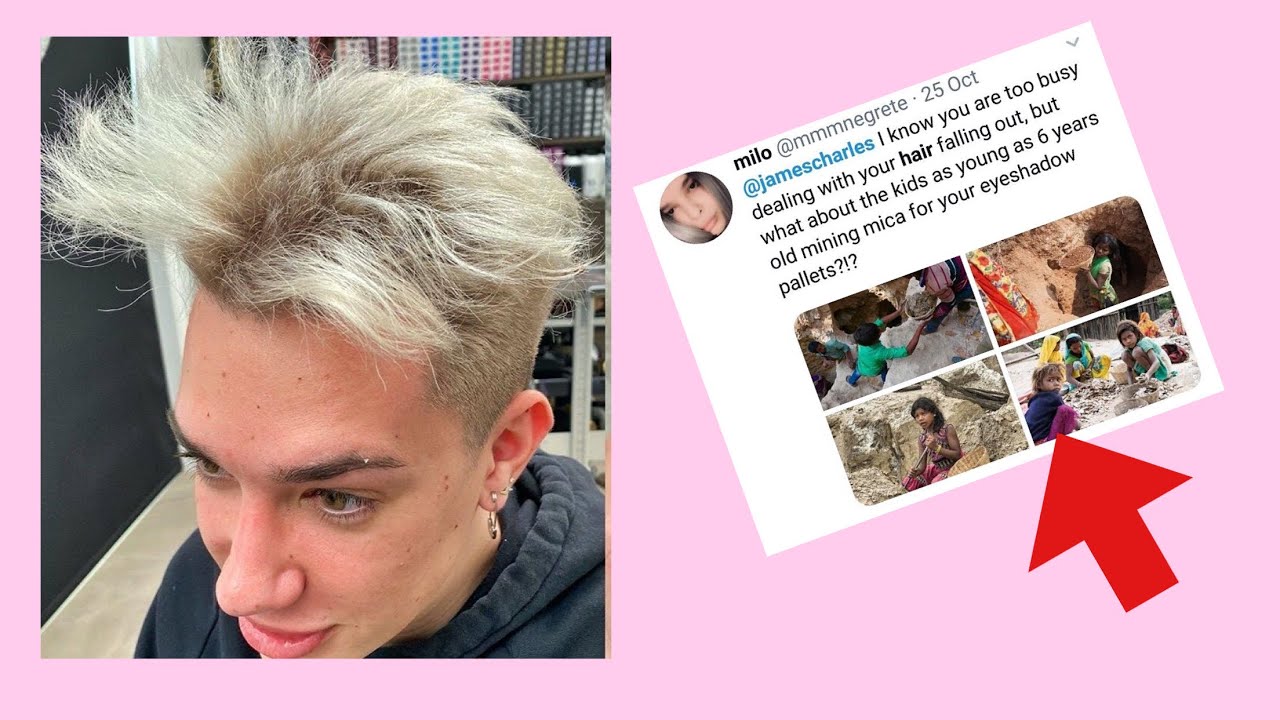 James Charles Canceled Over Hair Trippy Tea Youtube