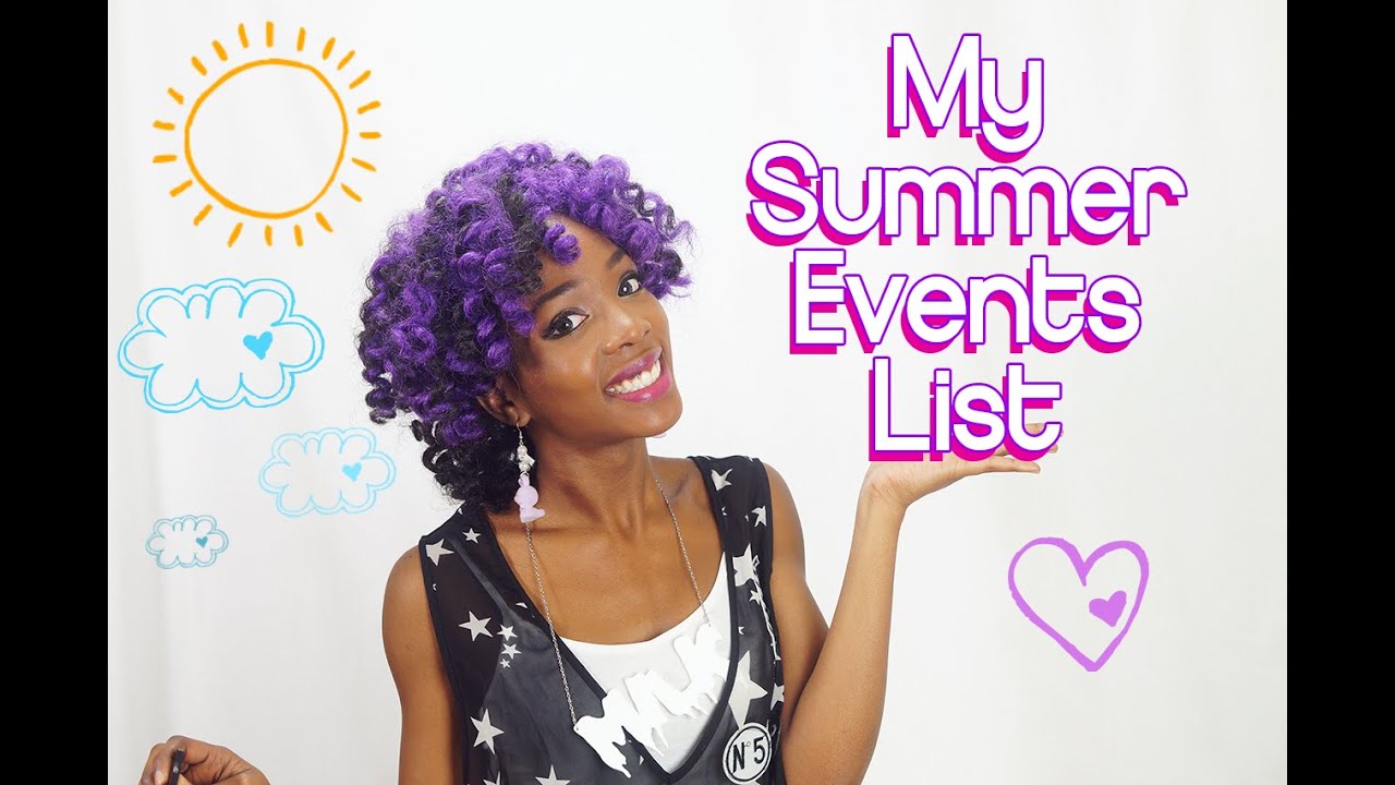 My Summer Events List