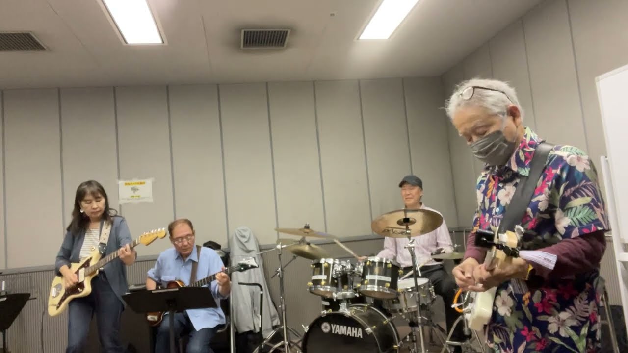 「ホテル・パシフィック」さり君と素晴らしい🎸🎸🥁