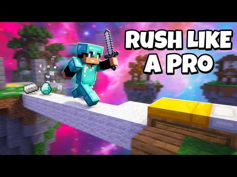 How to ACTUALLY Win BedWars FAST! ⚡ The Best Rush Strategy (Minecraft Hive)