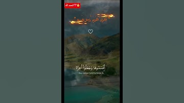" القرآن الكريم راحة نفسية❤️🖖 ( مقطع ديني ) #المصحف #الرحمن #العلم